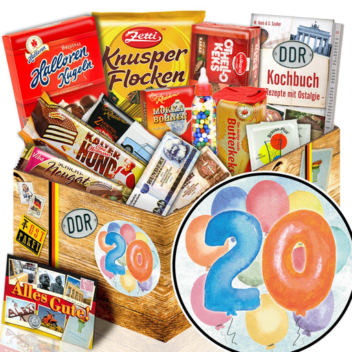 Zahl 20 - Süßigkeiten Set DDR L - Ossiladen I Ostprodukte Versand