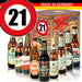 Zahl 21 - Bier Geschenk "Ostbiere" 9er Set - Ossiladen I Ostprodukte Versand