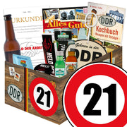 Zahl 21 - Geschenkset Ostpaket "Männer Box" - Ossiladen I Ostprodukte Versand