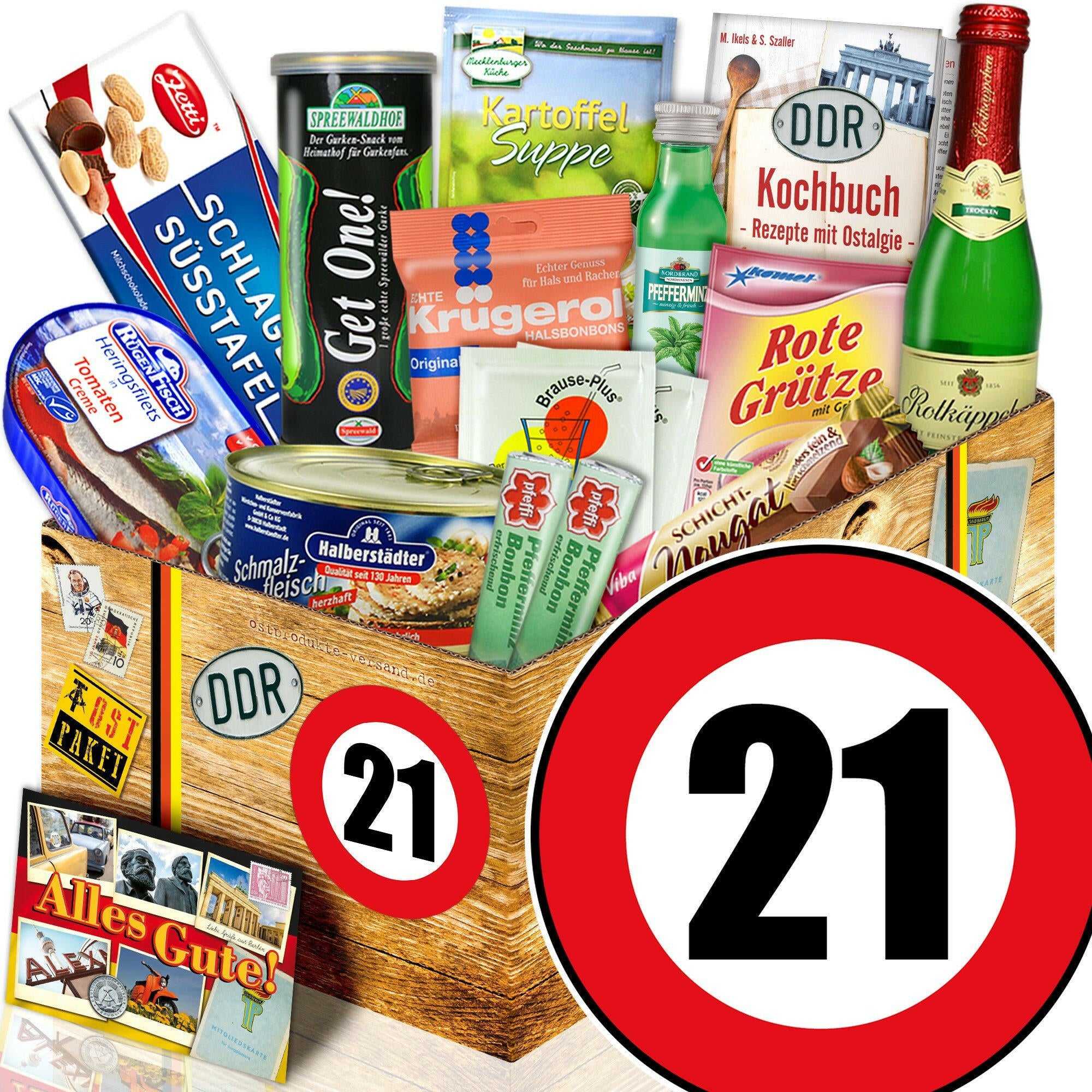 Zahl 21 Spezialitäten Set M - Ossiladen I Ostprodukte Versand