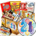 Zahl 21 - Süßigkeiten Set DDR L - Ossiladen I Ostprodukte Versand