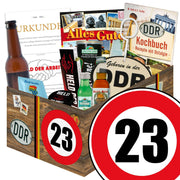 Zahl 23 - Geschenkset Ostpaket "Männer Box" - Ossiladen I Ostprodukte Versand