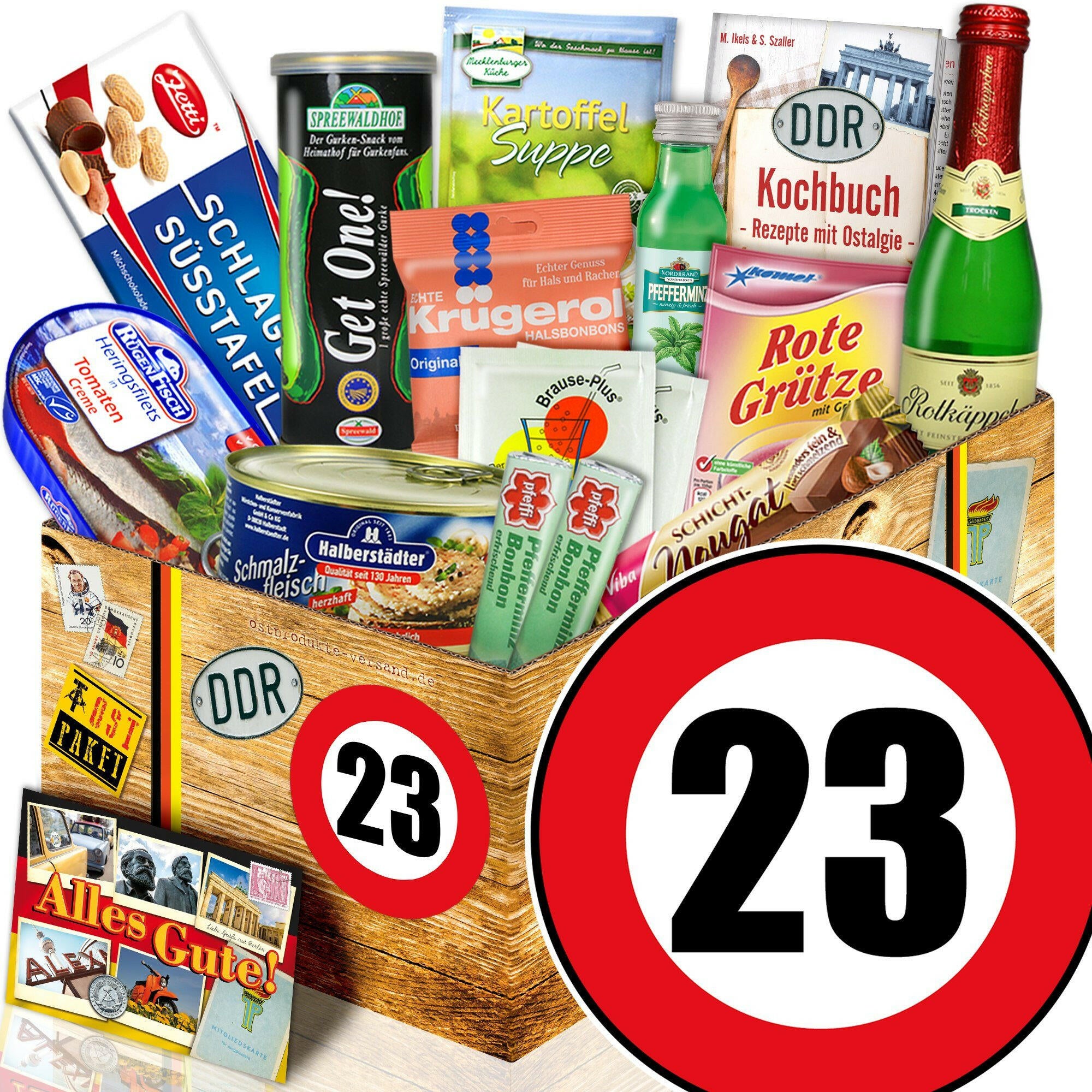 Zahl 23 Spezialitäten Set M - Ossiladen I Ostprodukte Versand