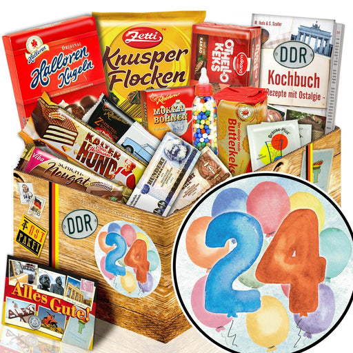 Zahl 24 - Süßigkeiten Set DDR L - Ossiladen I Ostprodukte Versand