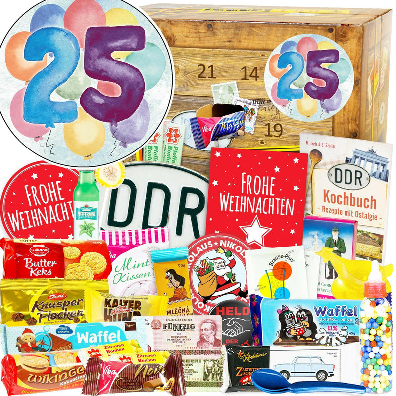 Zahl 25 - Adventskalender DDR - Ossiladen I Ostprodukte Versand