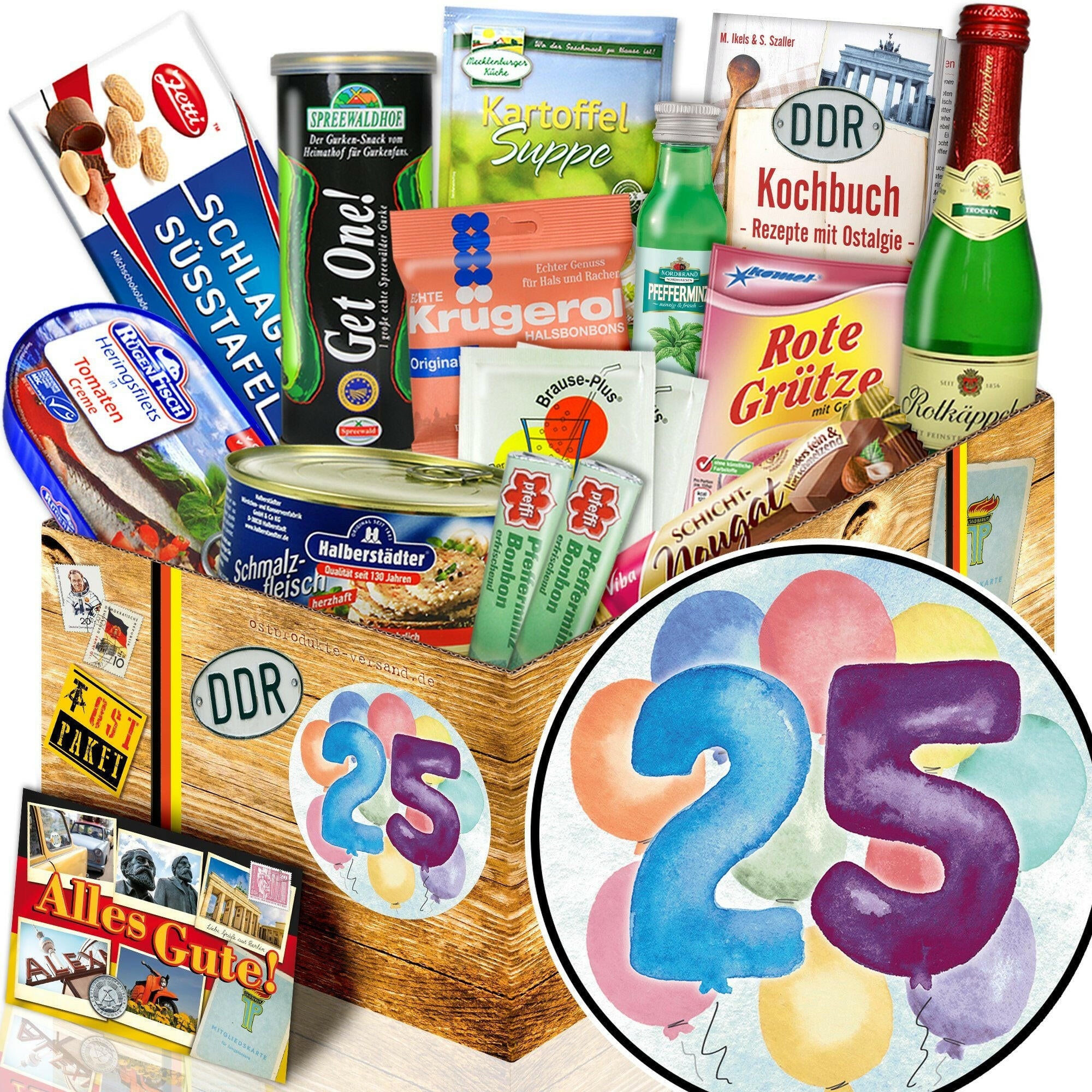 Zahl 25 - Spezialitäten Set M - Ossiladen I Ostprodukte Versand