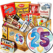 Zahl 25 - Süßigkeiten Set DDR L - Ossiladen I Ostprodukte Versand