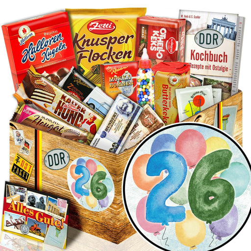 Zahl 26 - Süßigkeiten Set DDR L - Ossiladen I Ostprodukte Versand