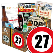 Zahl 27 - Geschenkset Ostpaket "Männer Box" - Ossiladen I Ostprodukte Versand