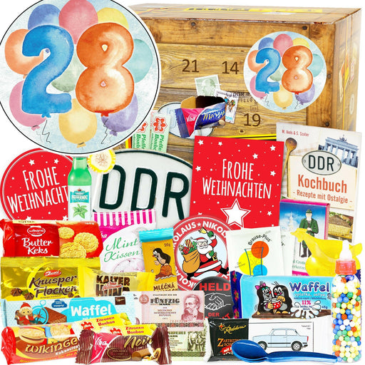 Zahl 28 - Adventskalender DDR - Ossiladen I Ostprodukte Versand