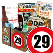 Zahl 29 - Geschenkset Ostpaket "Männer Box" - Ossiladen I Ostprodukte Versand