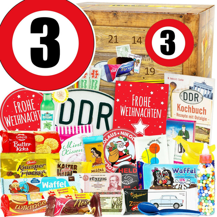 Zahl 3 - DDR Adventskalender - Ossiladen I Ostprodukte Versand