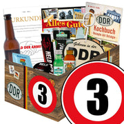 Zahl 3 - Geschenkset Ostpaket "Männer Box" - Ossiladen I Ostprodukte Versand