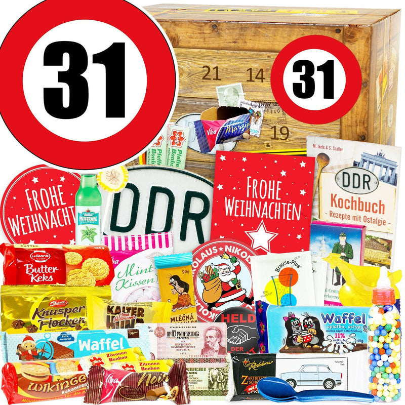 Zahl 31 - DDR Adventskalender - Ossiladen I Ostprodukte Versand