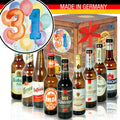 Zahl 31 - Geschenkbox "Ostbiere" 9er Set - Ossiladen I Ostprodukte Versand