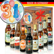 Zahl 31 - Geschenkbox "Ostbiere" 9er Set - Ossiladen I Ostprodukte Versand