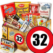 Zahl 32 - Süßigkeiten Set DDR L - Ossiladen I Ostprodukte Versand