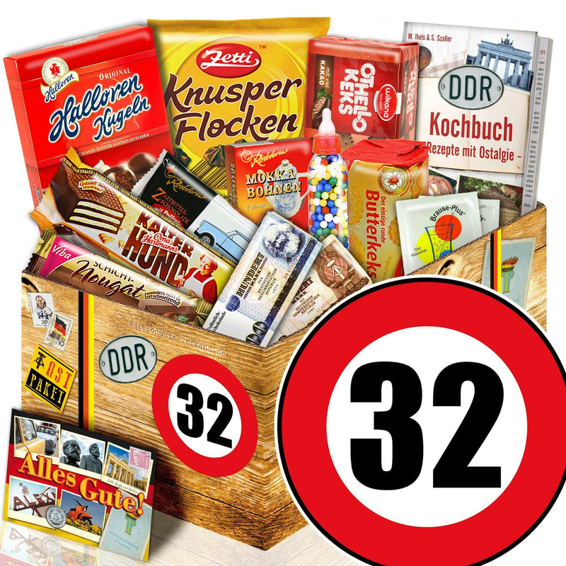 Zahl 32 - Süßigkeiten Set DDR L - Ossiladen I Ostprodukte Versand