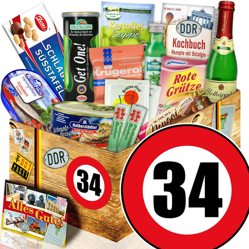 Zahl 34 Spezialitäten Set M - Ossiladen I Ostprodukte Versand