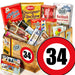 Zahl 34 - Süßigkeiten Set DDR L - Ossiladen I Ostprodukte Versand