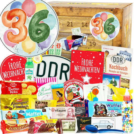 Zahl 36 - Adventskalender DDR - Ossiladen I Ostprodukte Versand