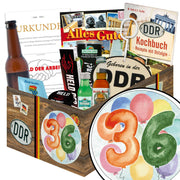 Zahl 36 - Geschenkset Ostpaket "Männer Box" - Ossiladen I Ostprodukte Versand