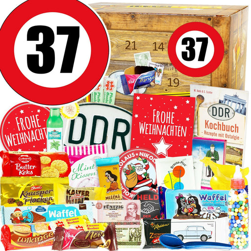 Zahl 37 - DDR Adventskalender - Ossiladen I Ostprodukte Versand