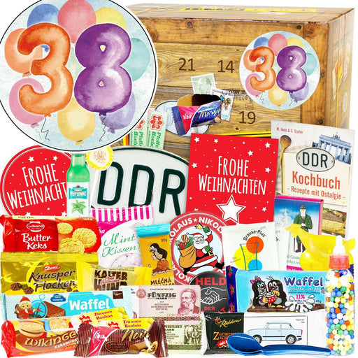 Zahl 38 - Adventskalender DDR - Ossiladen I Ostprodukte Versand