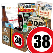 Zahl 38 - Geschenkset Ostpaket "Männer Box" - Ossiladen I Ostprodukte Versand