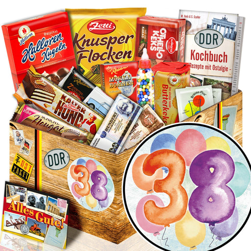 Zahl 38 - Süßigkeiten Set DDR L - Ossiladen I Ostprodukte Versand