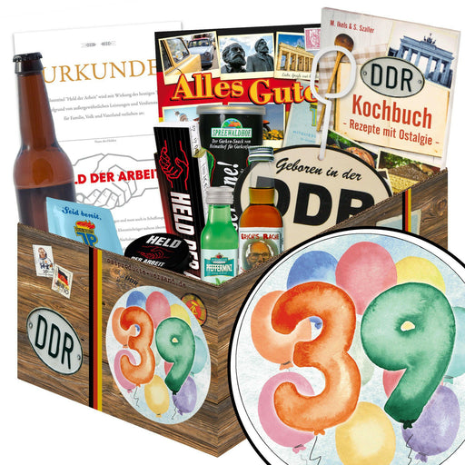 Zahl 39 - Geschenkset Ostpaket "Männer Box" - Ossiladen I Ostprodukte Versand