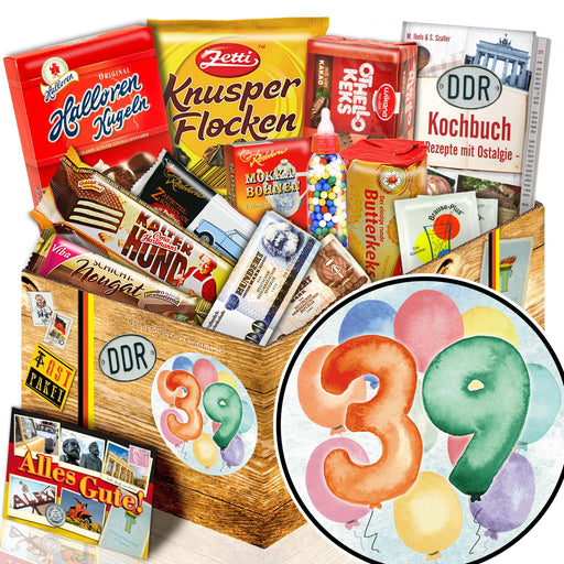 Zahl 39 - Süßigkeiten Set DDR L - Ossiladen I Ostprodukte Versand