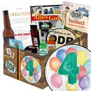 Zahl 4 - Geschenkset Ostpaket "Männer Box" - Ossiladen I Ostprodukte Versand