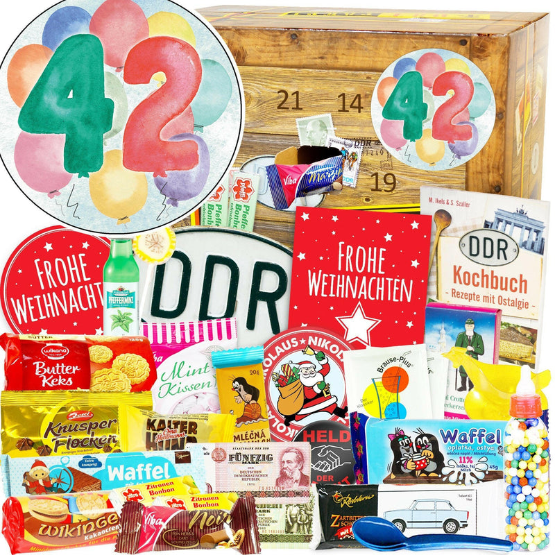 Zahl 42 - Adventskalender DDR - Ossiladen I Ostprodukte Versand