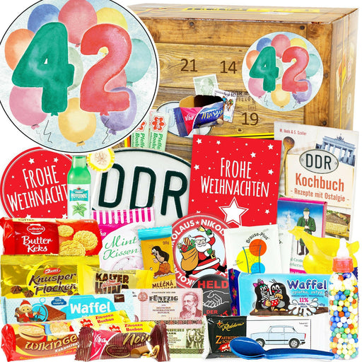 Zahl 42 - Adventskalender DDR - Ossiladen I Ostprodukte Versand