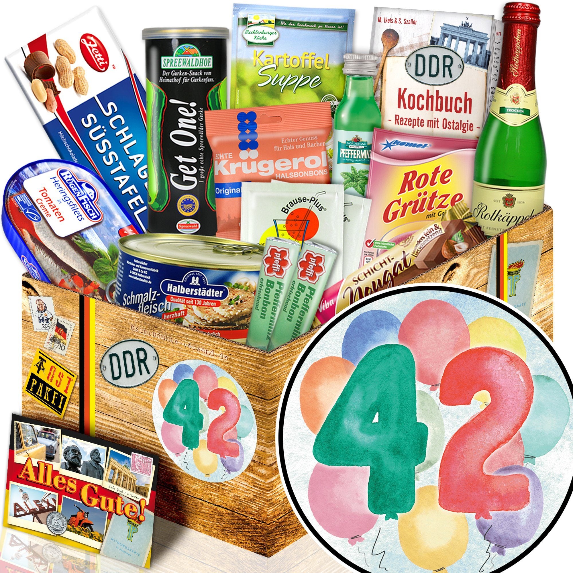 Zahl 42 - Spezialitäten Set M - Ossiladen I Ostprodukte Versand