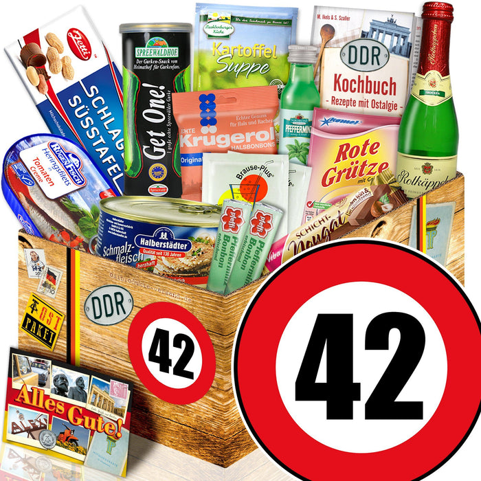 Zahl 42 - Spezialitäten Set M - Ossiladen I Ostprodukte Versand