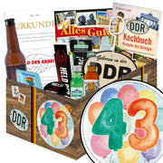 Zahl 43 - Geschenkset Ostpaket "Männer Box" - Ossiladen I Ostprodukte Versand