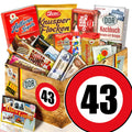 Zahl 43 - Süßigkeiten Set DDR L - Ossiladen I Ostprodukte Versand