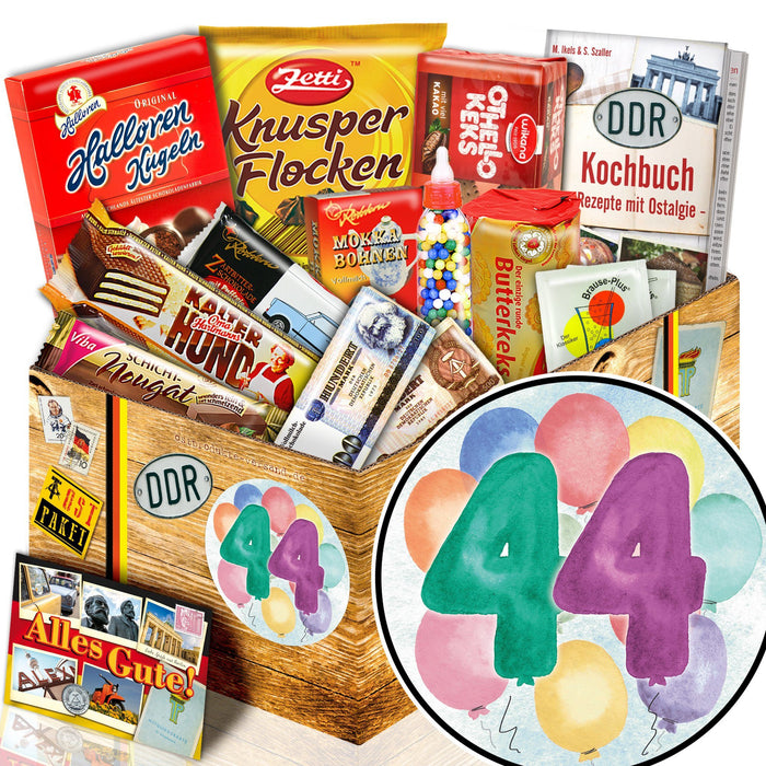 Zahl 44 - Süßigkeiten Set DDR L - Ossiladen I Ostprodukte Versand