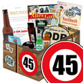 Zahl 45 - Geschenkset Ostpaket "Männer Box" - Ossiladen I Ostprodukte Versand