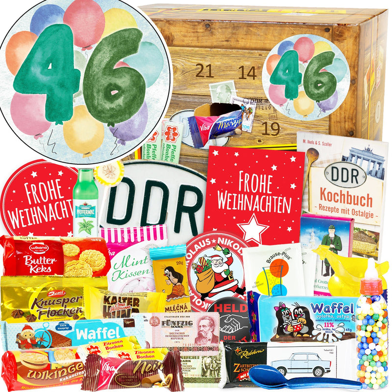 Zahl 46 - Adventskalender DDR - Ossiladen I Ostprodukte Versand