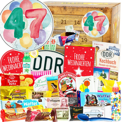 Zahl 47 - Adventskalender DDR - Ossiladen I Ostprodukte Versand