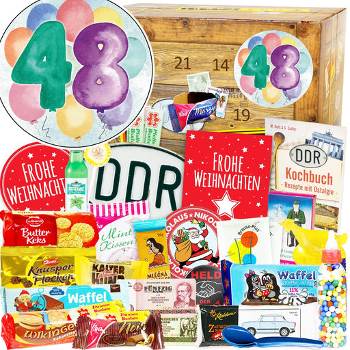 Zahl 48 - Adventskalender DDR - Ossiladen I Ostprodukte Versand