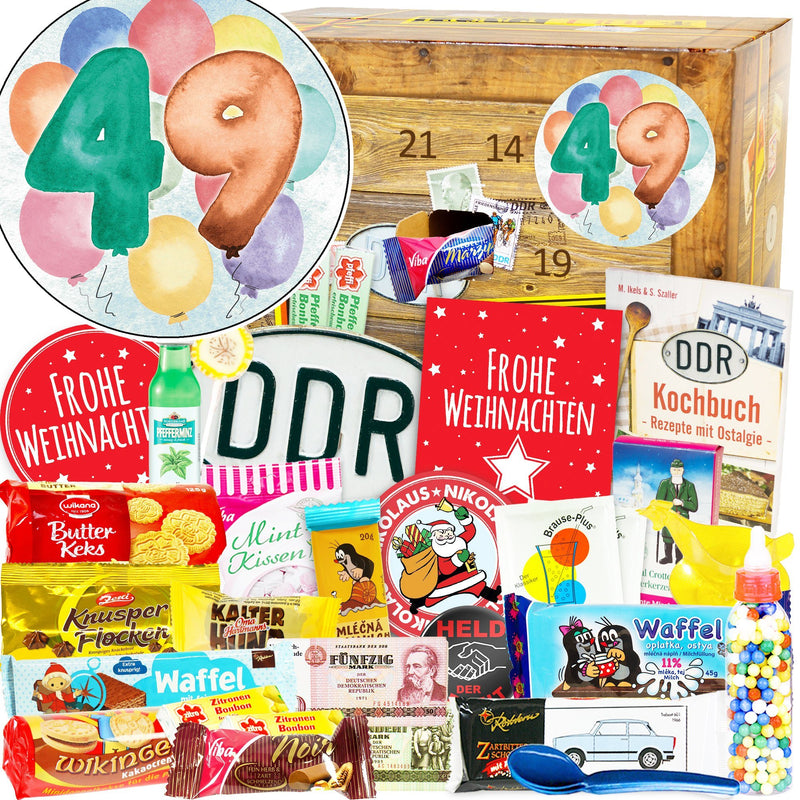 Zahl 49 - Adventskalender DDR - Ossiladen I Ostprodukte Versand