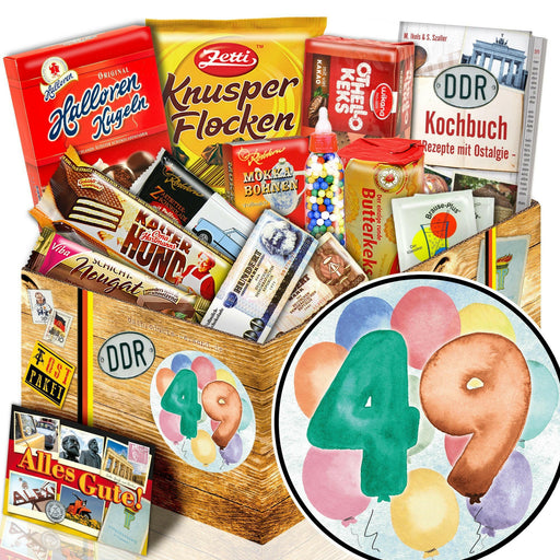 Zahl 49 - Süßigkeiten Set DDR L - Ossiladen I Ostprodukte Versand