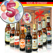 Zahl 5 - Geschenkbox "Ostbiere" 9er Set - Ossiladen I Ostprodukte Versand
