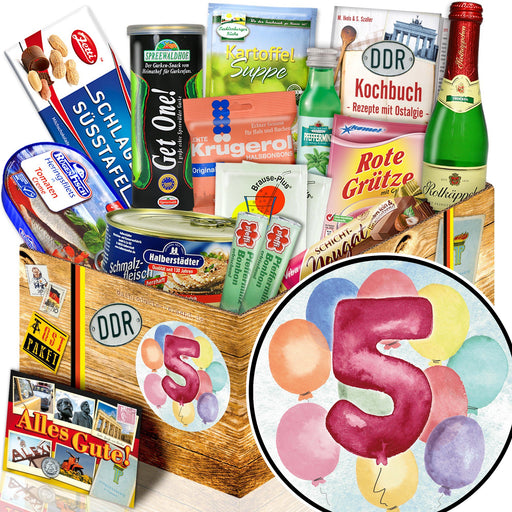 Zahl 5 - Spezialitäten Set M - Ossiladen I Ostprodukte Versand