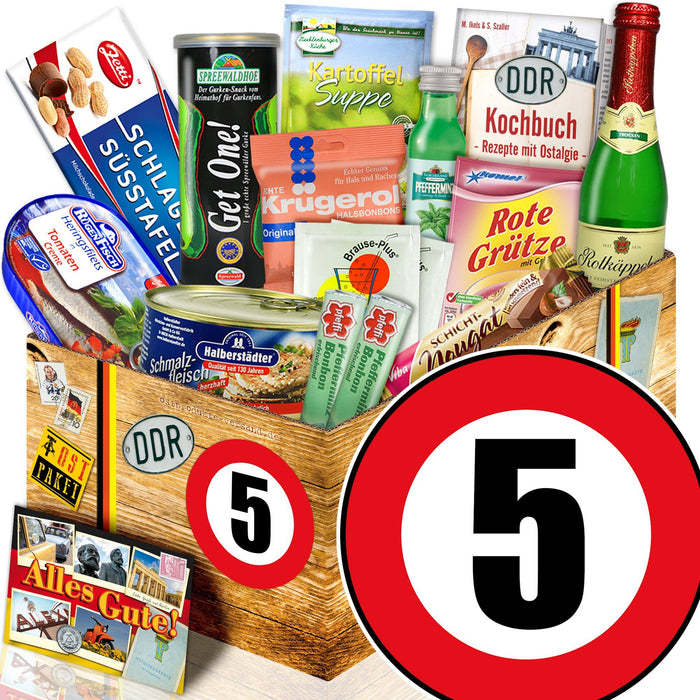 Zahl 5 - Spezialitäten Set M - Ossiladen I Ostprodukte Versand