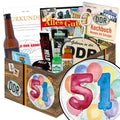 Zahl 51 - Geschenkset Ostpaket "Männer Box" - Ossiladen I Ostprodukte Versand
